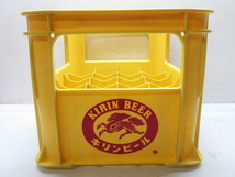 42696 キリンビール KIRIN 昭和 レトロ ビール ケース 瓶 ビール コンテナ BOX 踏み台 インテリア ガレージ ノベルティ 綺麗_画像6