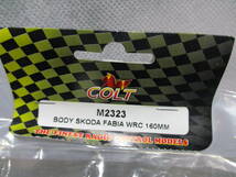 未使用品 COLT M2323 1/12 SKODA FABIA WRC Mシャーシ用ボディ(WB210mm)_画像3