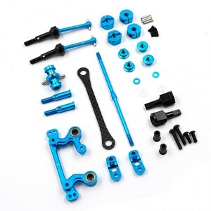 未使用品 YEAH RACING TAMC-S02BU ALUMINUM DRIVETRAIN AND STEERING UPGRADE KIT V2 FOR TAMIYA M05 M06