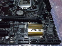 【即決・送料込み】ASUS H110M-A REV 1.02 LGA1151 Micro ATXマザーボード I/Oバックパネル 動作品_画像3