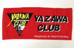 8「矢沢永吉 グッズ　タオル　 YAZAWA CLUB　赤」