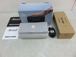 Marshall Emberton マーシャル ワイヤレスポータブルスピーカー IPX7防水 連続再生20時間 水仕様 急速充電 ブラック&ブラス 未使用 未開封