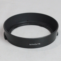 122337 【良品 ミノルタ】 MINOLTA MD 28mm F2・2.8・3.5用 スナップオンタイプレンズフード 49mm_画像2