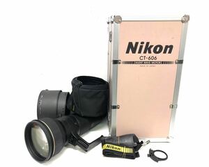 △ Nikon ED AF-S NIKKOR 600mm 1:4 D II ニコン オートフォーカスレンズ ハードケース付き 付属品あり 動作品 S48-5