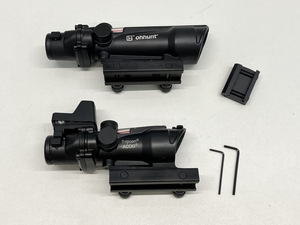 【Trijicon　ACOGタイプ　固定倍率スコープ　2個セット】