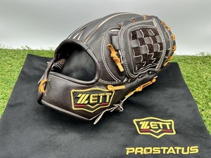 【012410】ZETT ゼット PROSTATUS プロステイタス 限定 鈴木刻印 一般用 硬式 内野手用 グローブ 源田モデル BPROG560 日本製【40122G03】 