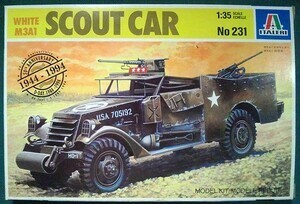 イタレリ 231 1/35 WHITE M3A1 SCOUT CAR スカウトカー