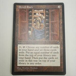 【M4366】MTG 巻物棚 Scroll Rack テンペスト TMP 英語版 