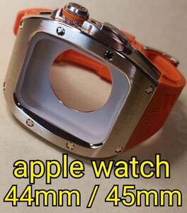 44mm 45mm●RMモデル3 RG●メタル ラバー カスタム ステンレス apple watch アップルウォッチ ゴールデンコンセプト Golden Concept 好きに