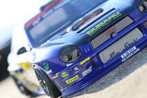 1/10 京商　スバル　インプレッサ　WRC 2002 ノンデコレーションボディ組み立て済品_画像1