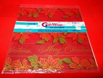 CLEOGift Wrap クレオ　ラッピングペーパー　クリスマス　未開封　レトロ　ビンテージ_画像1