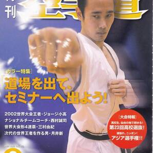 月刊空手道2004年6月号(福昌堂,ジョージ小高:すべて1のタイミング,西村誠司:重力を味方に:重心の上下動:ゆらぎ続ける,月井新,蓮見圭一,他)