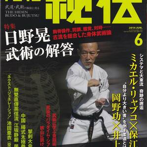 月刊秘伝2014年6月号(武道,身体武術理論,システマ,大東流,太極拳,黒田鉄山,無雙直傳英信流,柳生新陰流,常心門少林流空手道,日野晃,他)