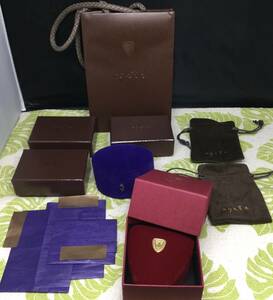 [I] agete Agete box коробка пустой коробка ювелирные изделия кейс сумка бумажный пакет фиолетовый защита пакет 