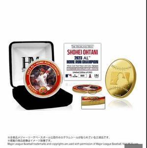 大谷翔平選手　新品限定商品　郵便局公式　エンゼルス 2023 AL HR王記念ゴールドコイン　二刀流 アメリカ 