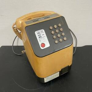  Japan electro- confidence telephone corporation public telephone 1986 year telephone machine 10 jpy 100 jpy Showa Retro not yet inspection goods 