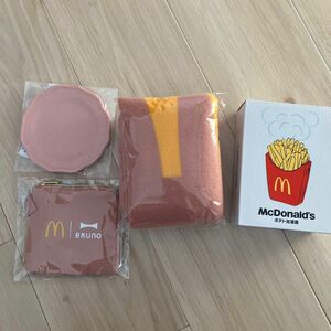 マクドナルド　福袋 BRUNO ブランケット ミニプレート 加湿器　 コインポーチ　4点セット（無料券なし）