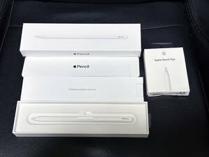 ★☆【美品】Apple Apple Pencil 第2世代 MU8F2J/A 付属品全て有り+純正交換用チップ(MLUN2AM/A) 動作チェック済み☆★