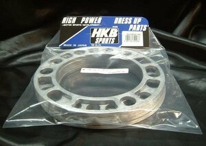 ★HKB ホイールスペーサー★4WD用 PCD：139.7-6穴 厚み 5ｍｍ (4枚セット)★H200系 ハイエース等