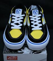 SALE！【新品】US10.5 28.5cm VANS バンズ ROWAN ローワン BLACK/BLAZING YELLOW 国内正規品_画像4