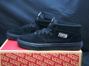 SALE！【新品】US10 28cm VANS バンズ HALF CAB ハーフキャブ BLACK/BLACK 国内正規品