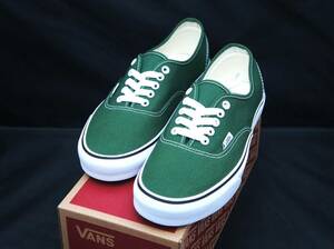 SALE！【新品】US9.5 27.5cm VANS バンズ AUTHENTIC オーセンティック GREENER PAST 国内正規品