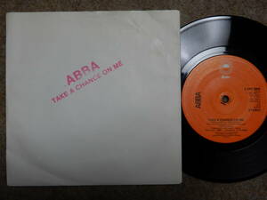 Abba-Take A Chance On Me★蘭 Orig.スタンプ・カヴァー7”/マト1