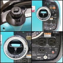 【1円】 インバーター発電機 デンヨー GE-1600SS-IV 防音 軽量 50/60Hz レジャー DENYO 建設機械 整備済 福岡発 売切り 中古 1H8_画像4