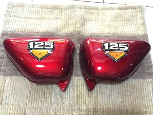 ホンダ CG125 CG110 サイドカバー red 左右セット honda sidecover vela_parts 0060