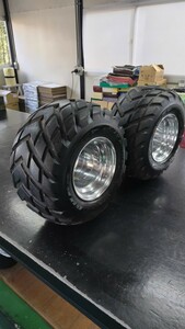 ATV ユナリ　バギー　ジャイロ フォックス　ダグラスホイール 8インチ PCD110 4穴 9J DURO 18×9.50-8