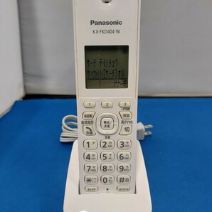 ★動作確認済 Panasonic/パナソニック デジタル 電話機 VE-GZ21-W コードレス子機KX-FKD404-W モジュラーケーブル付 迷惑電話対策 留守録★の画像5