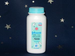 ♥♥爽快！Johnson's　ベビーパウダー mikl + rice 50g♥♥