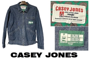 未使用80年代ビンテージ★ラングラーWRANGLER/CaseyJohnes★60’Sビンテージ・レプリカ★8おZデニム・ワークジャケット★M