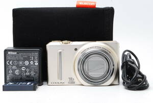 【美品】 ニコン Nikon COOLPIX S9100 18倍ズーム 1275万画素 #00340119001