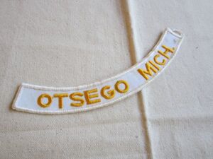 ビンテージ OTSEGO MICH ワッペン/パッチ 企業 USA 古着 アメリカ アメカジ カスタム キャップ ワークシャツ 226