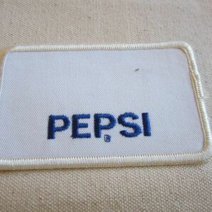 ビンテージ ペプシ コーラ PEPSI Cola 飲み物 刺繍 ワッペン/アメリカ USA ビンテージ パッチ シャツ 企業 アメカジ カスタム 古着 226の画像4