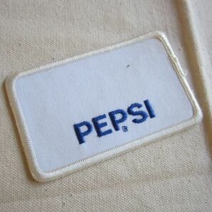 ビンテージ ペプシ コーラ PEPSI Cola 飲み物 刺繍 ワッペン/アメリカ USA ビンテージ パッチ シャツ 企業 アメカジ カスタム 古着 226の画像1