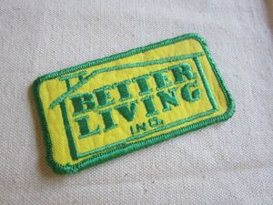 ビンテージ BETTER LIVING 家 ワッペン/パッチ 企業 USA 古着 アメリカ アメカジ カスタム キャップ ワークシャツ 226