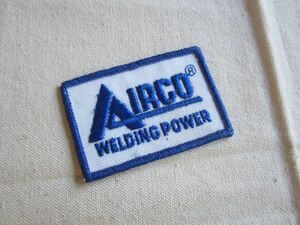 ビンテージ AIRCO WELDING POWER Airco 溶接 ワッペン/パッチ 企業 USA 古着 アメリカ アメカジ カスタム キャップ ワークシャツ 226