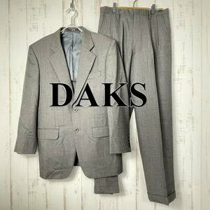 【極美品】DAKS ダックス スーツ セットアップ グレー