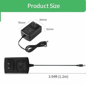 Security-01 PSE取得 AC to DC 12V 3A アダプター 汎用ACアダプター 最大出力36W 充電器 電源アダプター 外径 5.5mm/内径 2.1mm /640の画像3