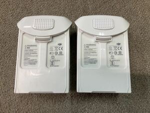 ［中古］純正 5870mAh DJI PHANTOM4 ドローン バッテリー×２個 