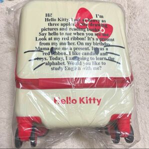 Hello Kitty キティ　キャリーケース　旅行用　お出かけ用　赤　ベージュ