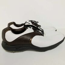 FootJoy フットジョイ GREENJOYS グリーンジョイズ FJ ゴルフシューズ 27.5cm メンズ 男性 スポール 靴 スポーツ スパイク 運動 美品_画像3