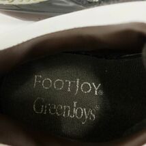 FootJoy フットジョイ GREENJOYS グリーンジョイズ FJ ゴルフシューズ 27.5cm メンズ 男性 スポール 靴 スポーツ スパイク 運動 美品_画像8