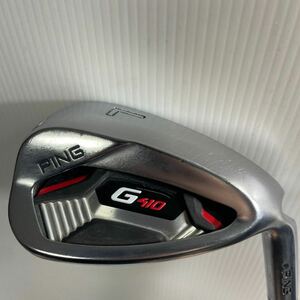 希少 単品ロブウェッジ PING G410 LW 58° 黒ドット AWT 2.0 LITE Sフレックス ピン 番2059