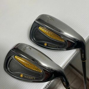 ウェッジ2本セット MARUMAN MAJESTY PRESTIGIO AW SW カーボンシャフト Rフレックス マジェスティ マルマン プレステジオ 番1878 79