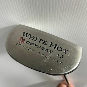 希少 センターシャフト 32インチ ODYSSEY WHITE HOT #5 CENTER-SHAFTED CS 2ドット オデッセイ ホワイトホット 番1961