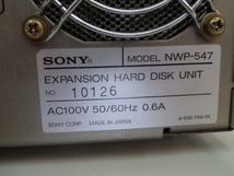 SONY　EXPANSION HARD DISK UNIT　NWP-547　ジャンク_画像4