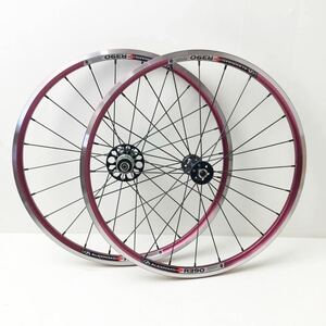 20インチ 451 シマノ10速用　カーボンハブ ALEXRIMS R390リム　DTスポーク　組み立て済みホイール